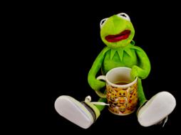 Kermit Coffee Break Frog Work