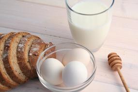 Eggs Milk Bread