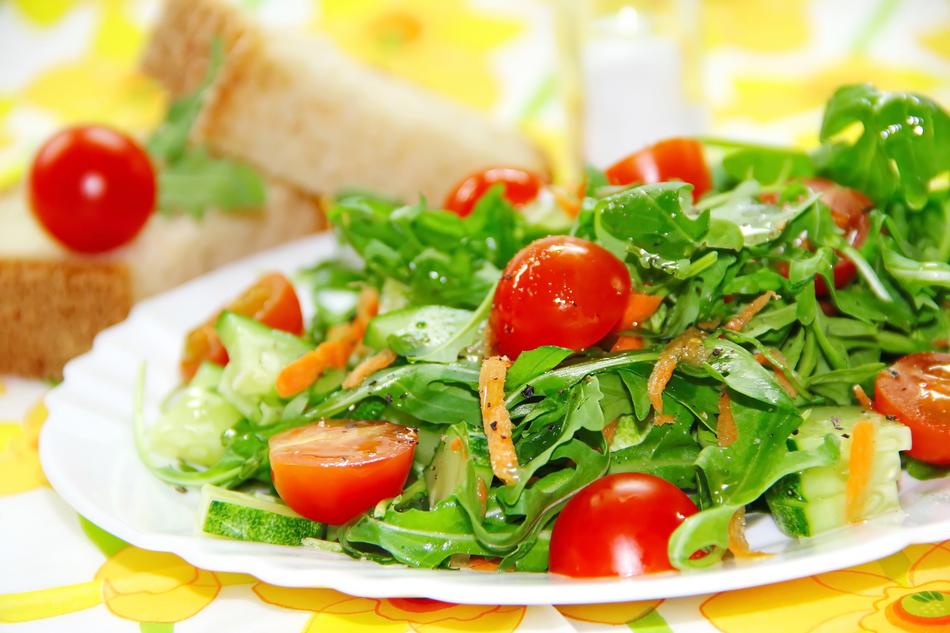 Salad Meal Tomato green herb