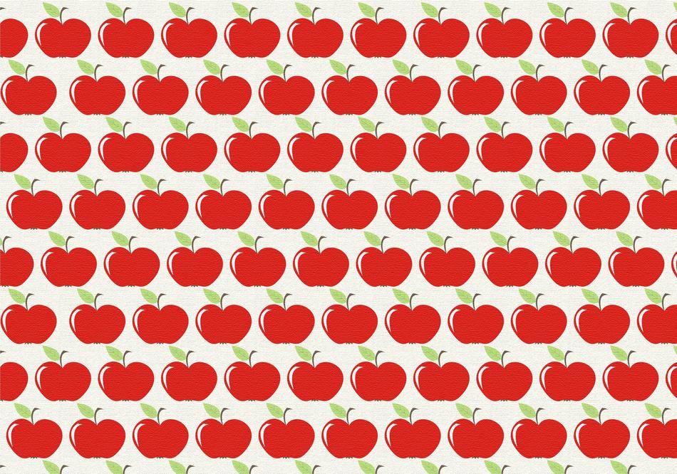 apple fruits drawing