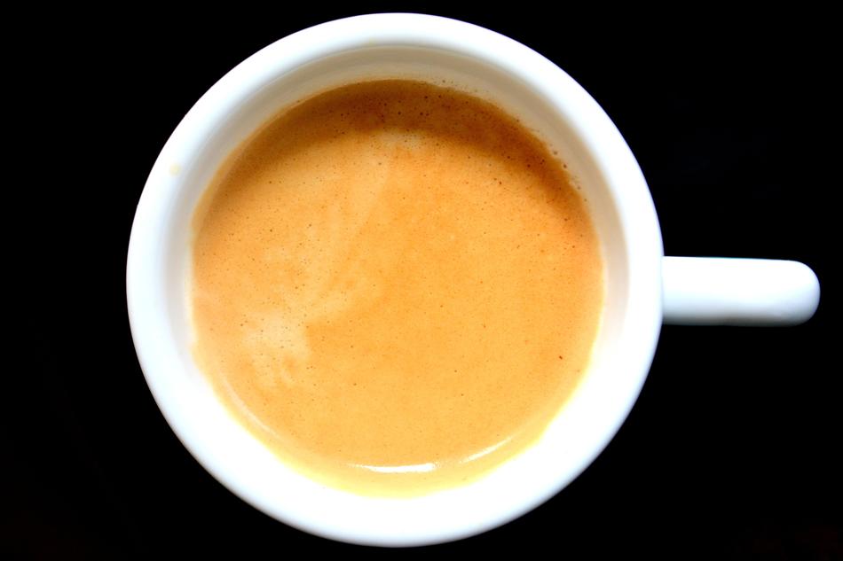 Cup Of Coffee at Black Background