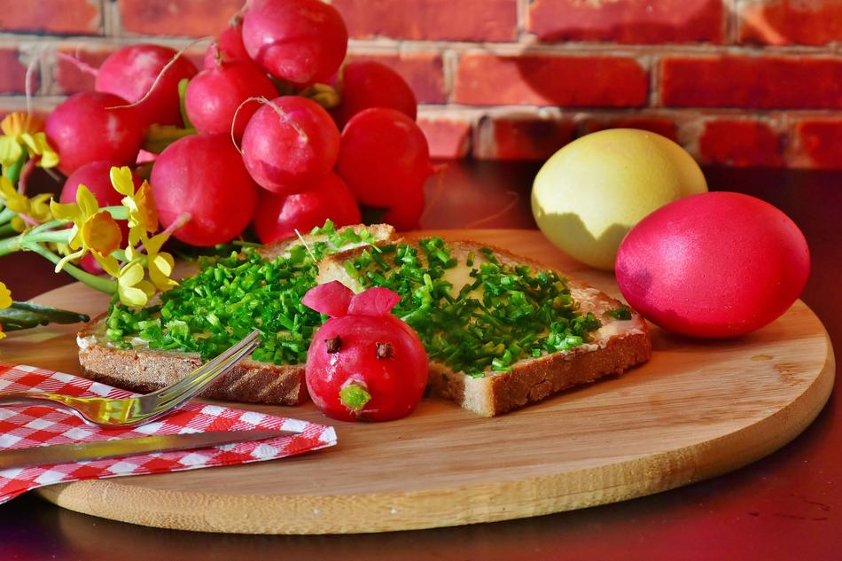 Bread Chives Radishes