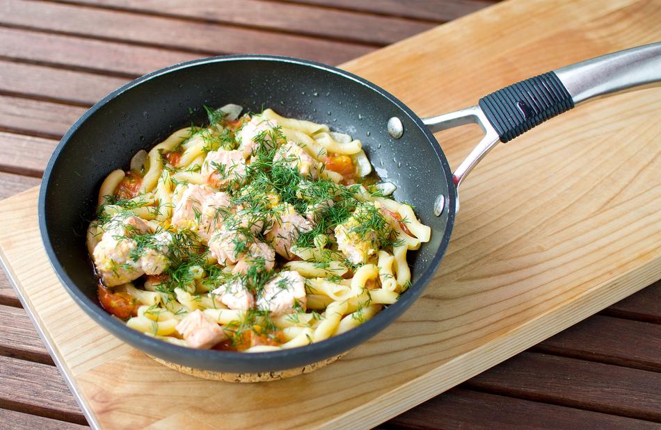 Salmon Pasta dish
