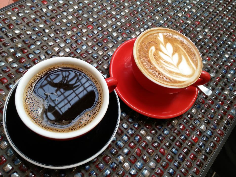 Coffee Latte and Black