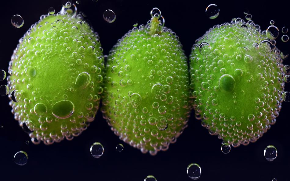 green Olives In The Water