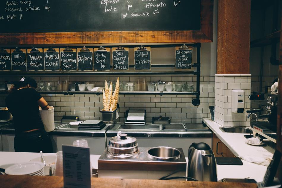 kitchen at restaurant