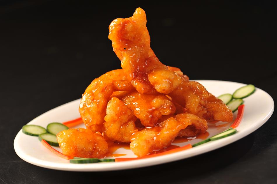 juicy deep fried meat in Asia