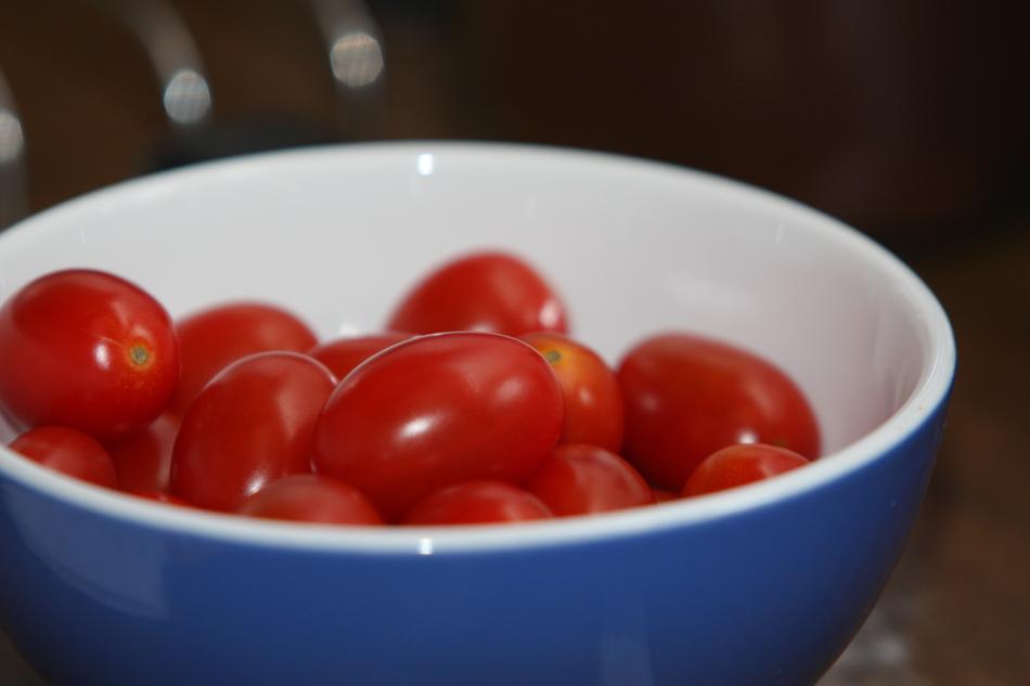 red Tomatoes Snack in bowl