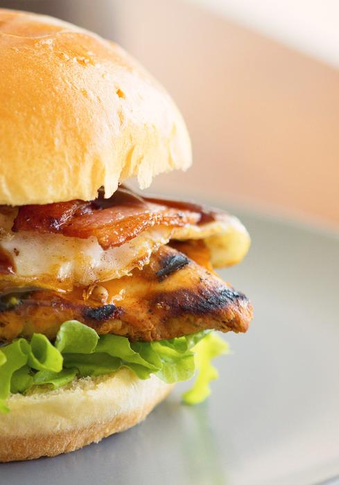American burger Background