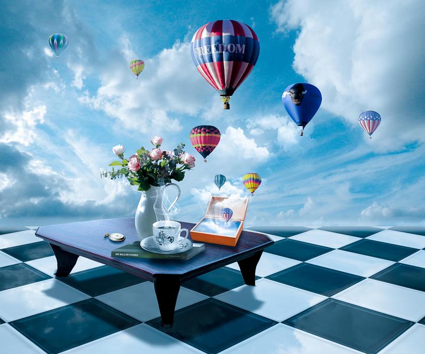 balloonist balloon flowers
