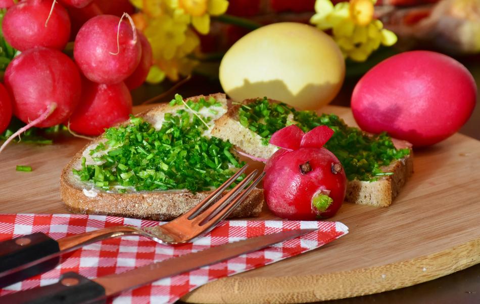 Bread Chives Radishes