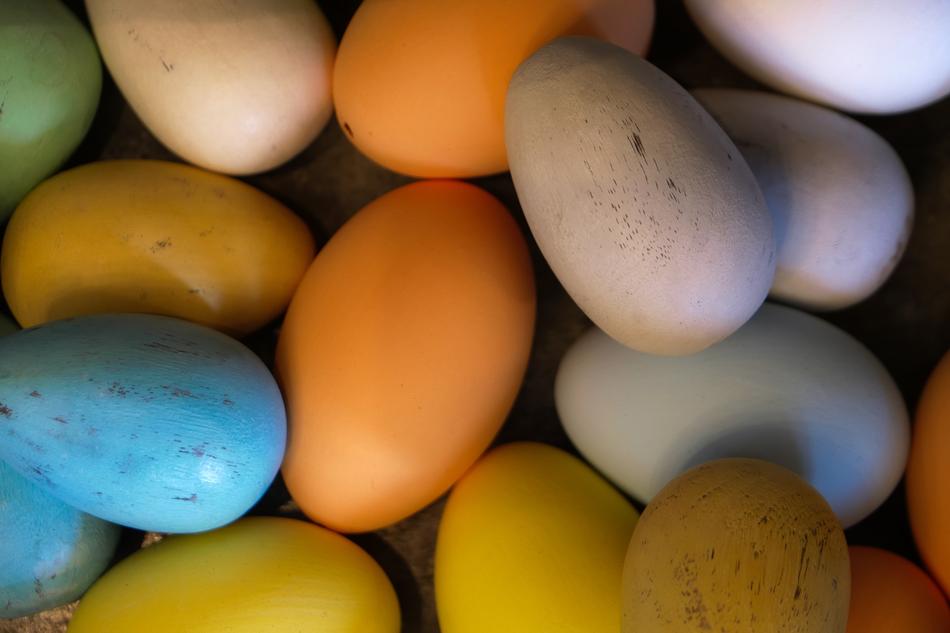 colorful Easter Eggs background