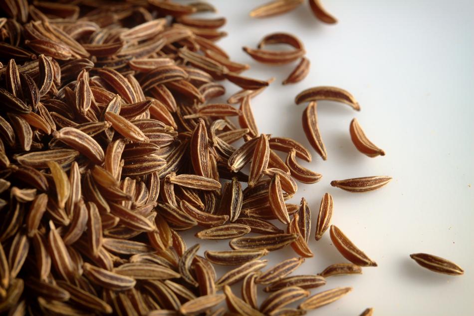 Caraway Seeds Macro Close-Up