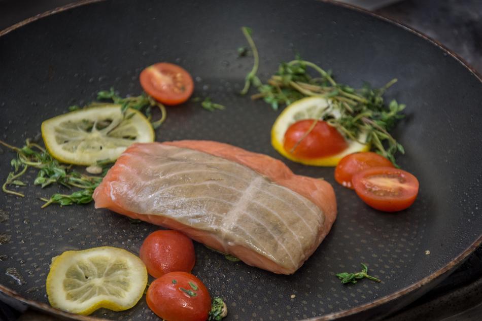 Healthy fish Cooking