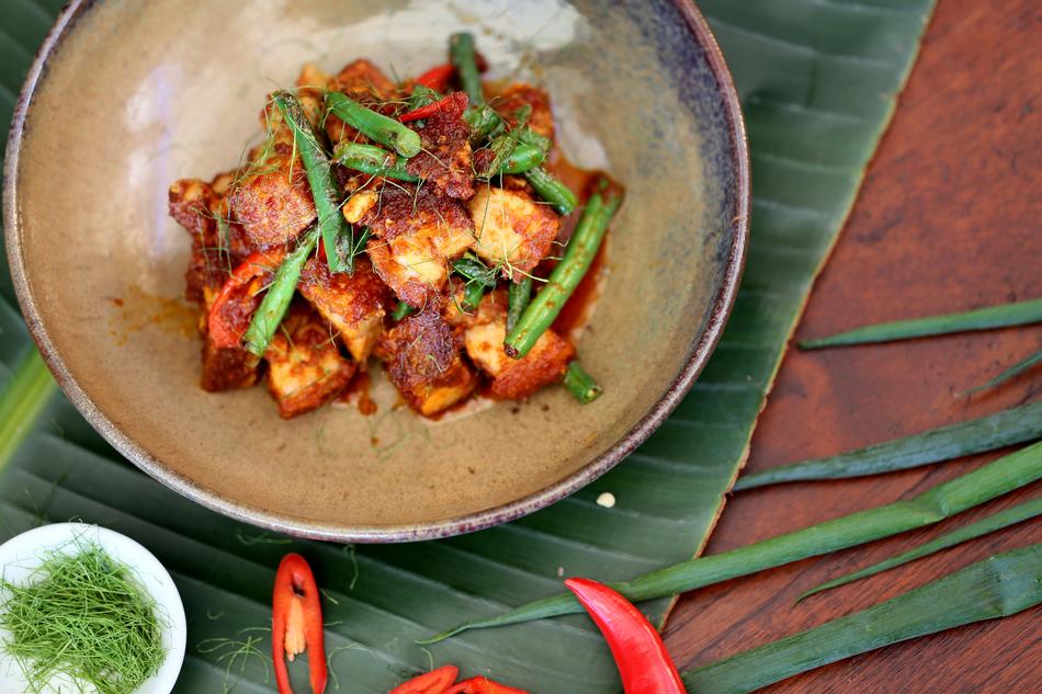 Thai Food Prik Khing Crispy