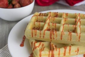 Wafer Viennese Waffles Dessert