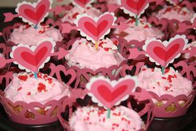Valentine&#39;S Day Cupcake Heart