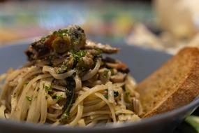 Pasta Sardines Bread