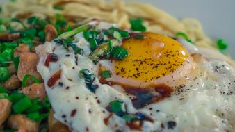 Sunny Side Up fried Egg Food