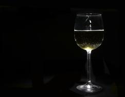 White Wine Glass Drink