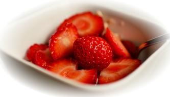 Strawberries Muesli Red