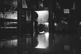 People Bar Monochrome Black And