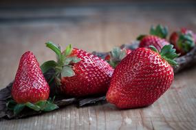 Strawberries Red Ripe Of