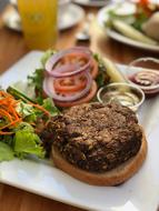 Veggie Burger Salad Healthy Food