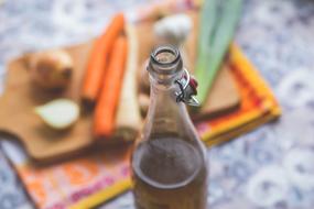 Blur Bottle Close-Up