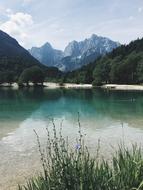 Lake Mountains Clear