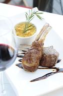 Italy Food rack of lamb