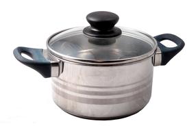 stainless steel saucepan