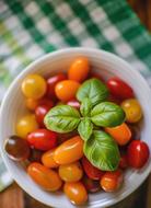 Basil Tomatoes Food