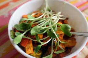 Sunflower Sprouts Salad Food