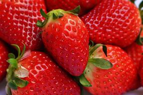 Strawberries Fruit Close Up