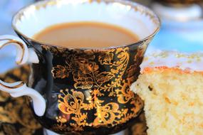 Coffee Cake Tea macro