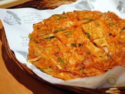 Korean Spicy Kimchi Pizza