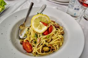 Food Linguini Pasta