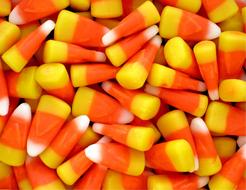 Candy Corn Autumn Orange