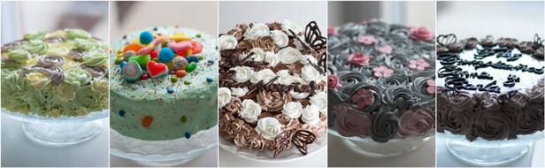 dessert cake collage food sweet