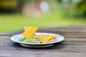 Snack Nachos Guacamole