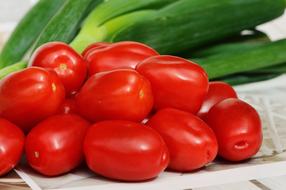 Tomatoes Spring Onions Vegetables