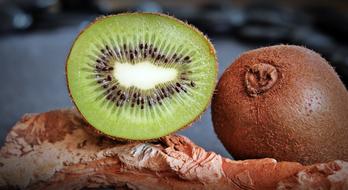 Healthy Kiwi Fruit cut