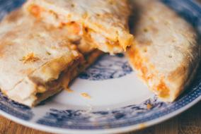Calzone Pizza Bread on plate