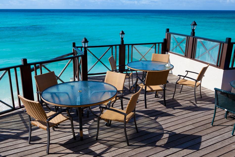 terrace by the ocean