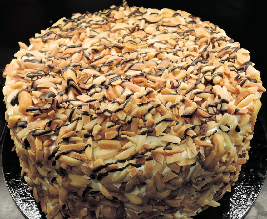 Almond Buttercream Layer Cake