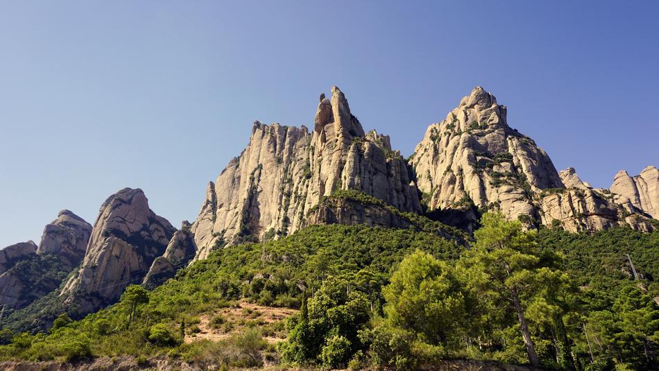 Montserrat Mountains Rocks