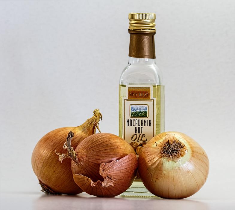 Onion Vegetables and oil