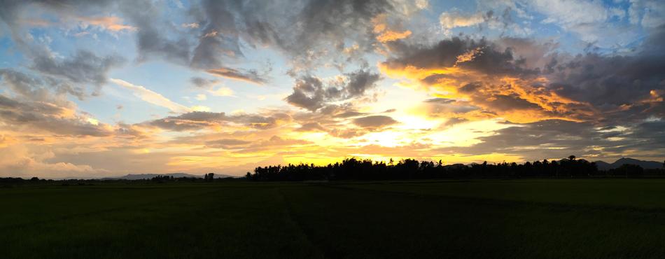 Phu Cat Sunset Scenery