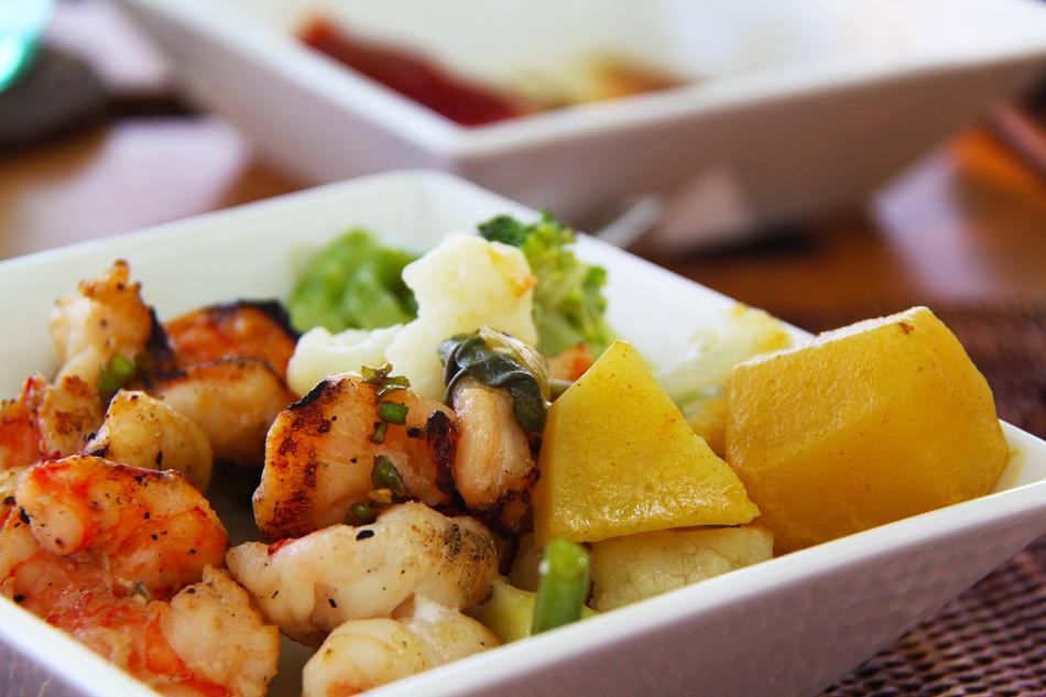 Prawn Potato Vegetables